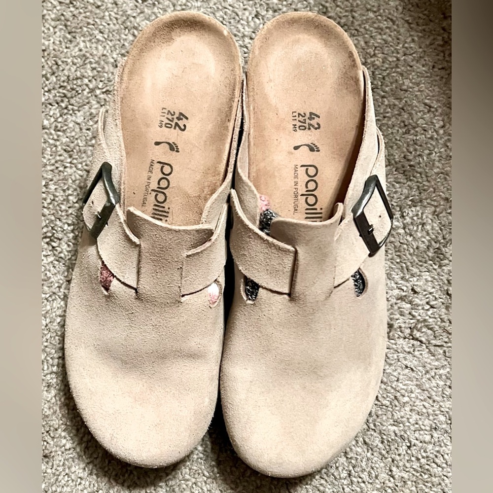 Papillio by Birkenstock Fanny Wedge Mules size 42 (US 12)